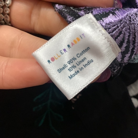 Roller Rabbit Lucena Embroidered Julia Top size s - Picture 9 of 11